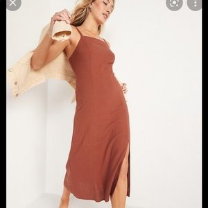 Old navy linen blend shift dress